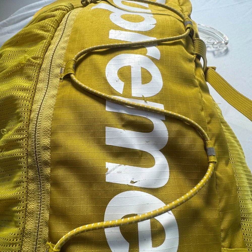 Supreme SS17 Backpack Cordura Ripstop Acid Green Bungee Streetwear 20L